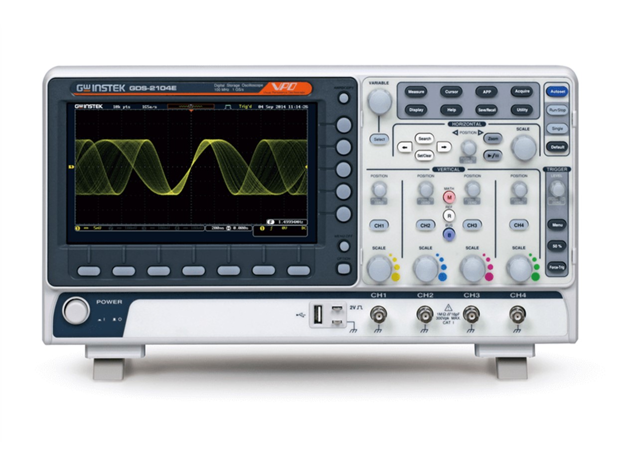 GDS-2000E 시리즈 200MHz/100MHz/70MHz 디지털 스토리지 오실로스코프, GWINSTEK