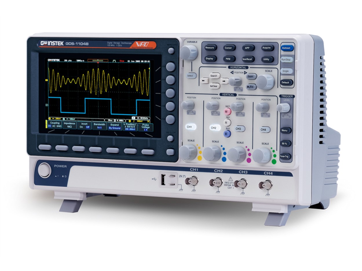 GDS-1000B 시리즈 100MHz/70MHz 디지털 스토리지 오실로스코프, GWINSTEK