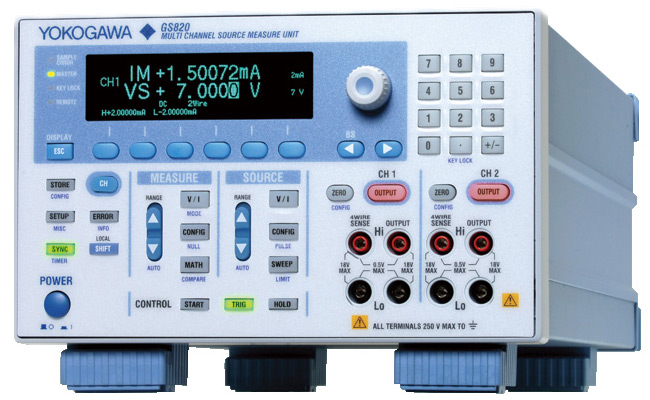 DC소스·신호발생기,GS820,Multi Channel Source Measure Unit,YOKOGAWA