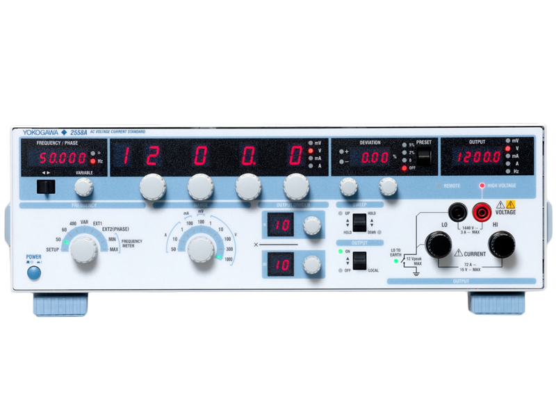 스탠다드,2558A,AC VOLTAGE CURRENT STANDARD,YOKOGAWA