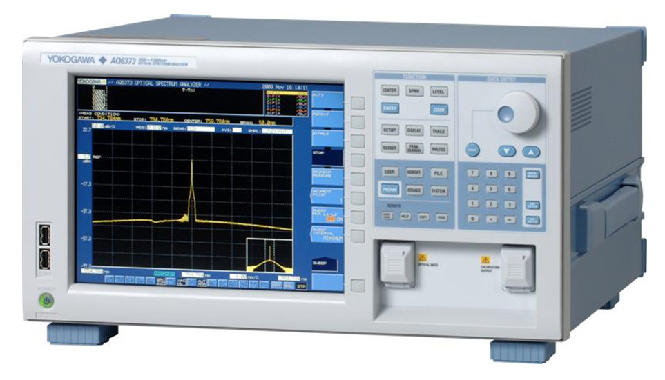 광측정장비,AQ6370 Series,AQ6373B,VISIBLE WAVELENGTH OPTICAL SPECTRUM ANALYZER,YOKOGAWA