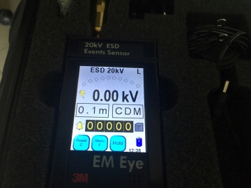 중고CTM048, EM Eye Meter, Handdeld ESD/EMI Event detector, EM Field, RF Signal Meter,3M