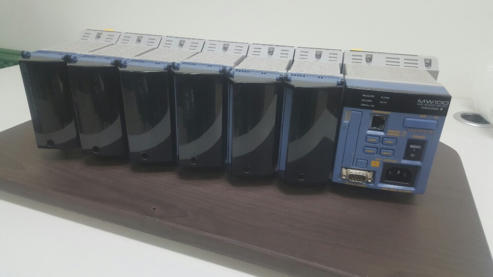 중고 온도레코더 60채널 요꼬가와 MW100 ,YOKOGAWA DATA ACQUISITION UNIT