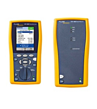 FLUKE NETWORKS의 CABLE분석기 DTX1800 중고 제품