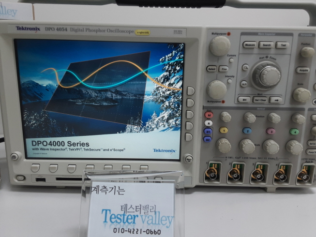 중고 오실로스코프 판매, DPO4054 TEKTRONIX 500MHz 4Channel Oscilloscope